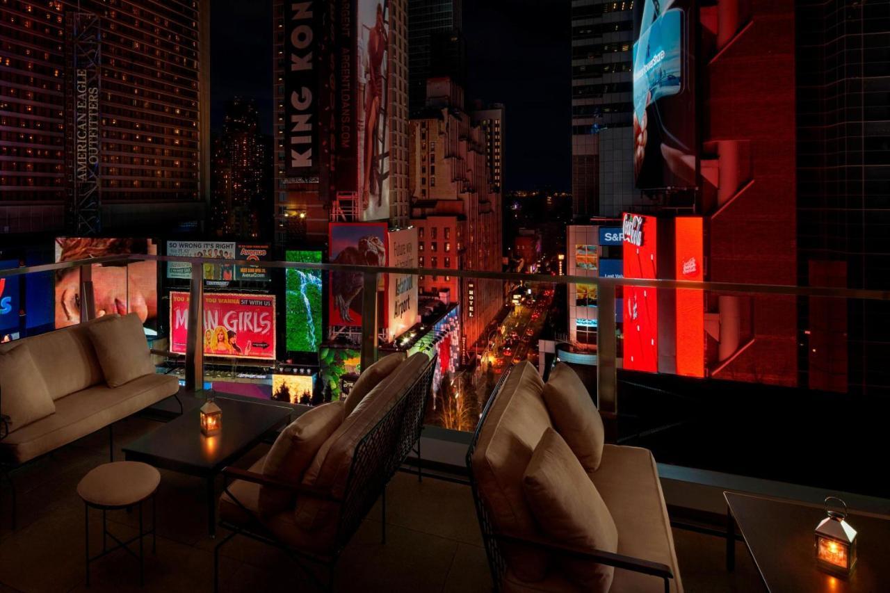 The Times Square Edition Νέα Υόρκη Εξωτερικό φωτογραφία View from the rooftop bar